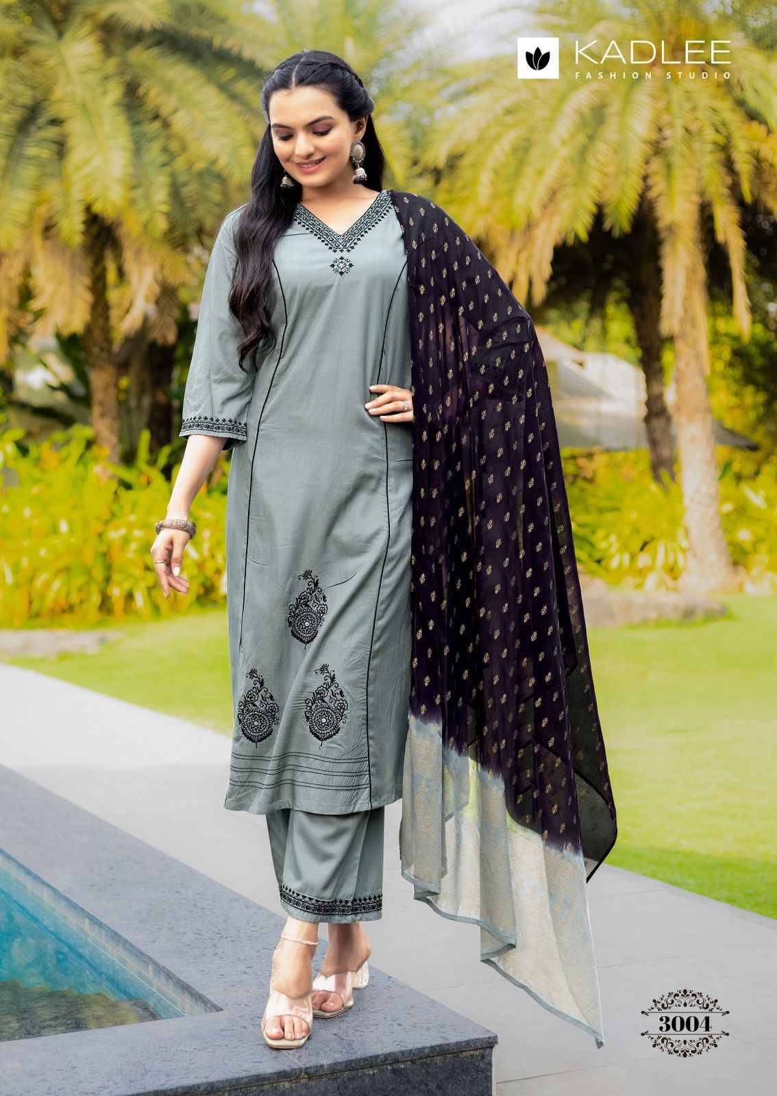 Amrita By Kadlee 3001 To 3006 Series Stylish Fancy Colorful party wear dresses At Wholesale Price